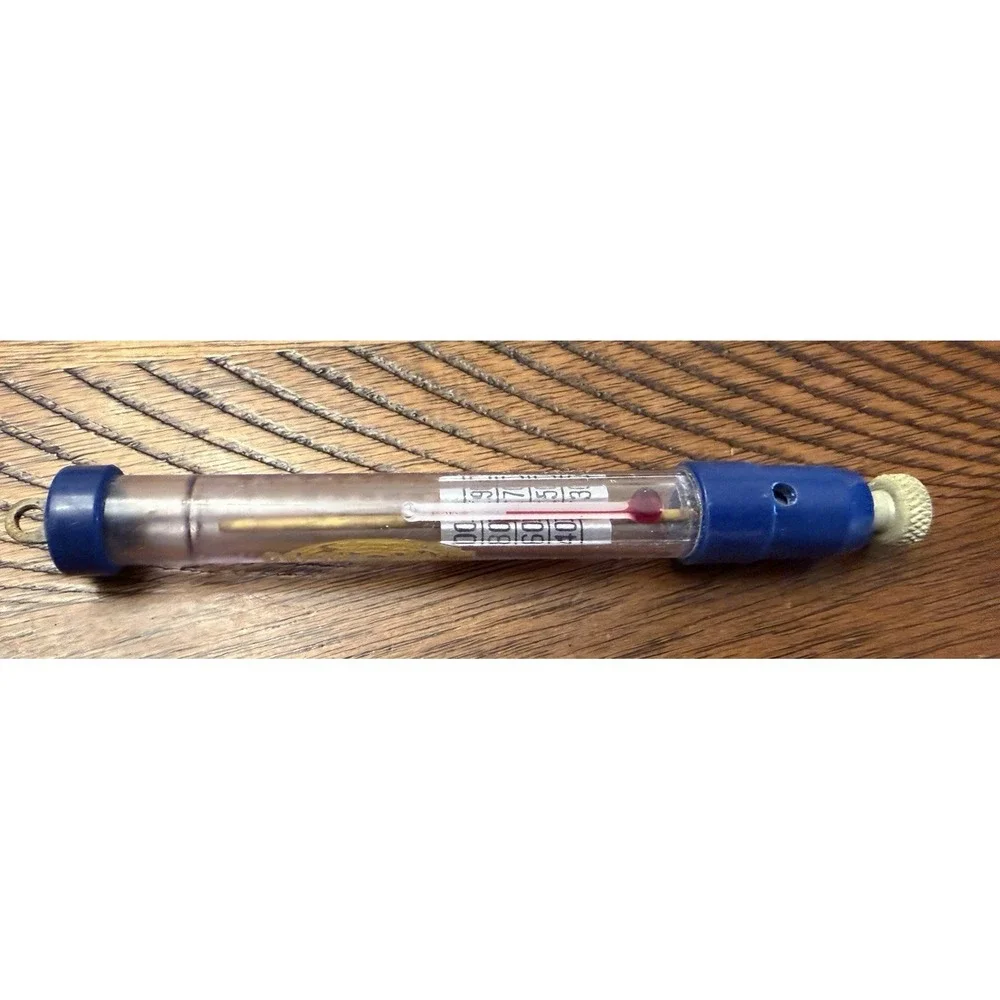Vintage Depth-O-Plug Fishing Lure Thermometer + Depth Plug How Cold How Deep